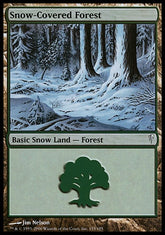 Floresta da Neve / Snow-Covered Forest - Magic: The Gathering - MoxLand